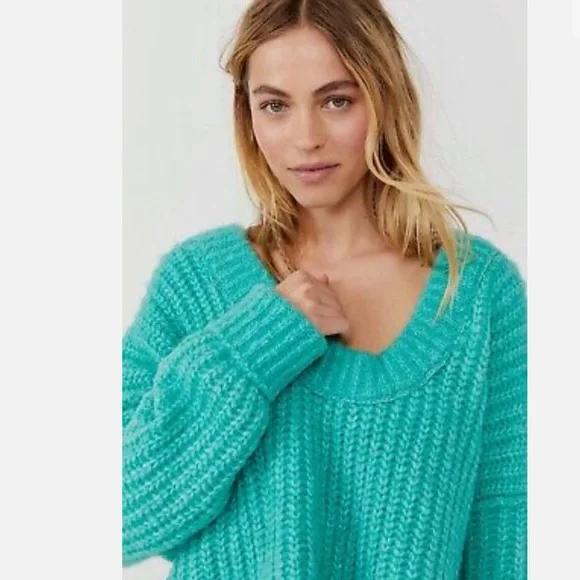 #181 New! Free People 🌸FIRM Chunky Oversized SweaterNWT - Picture 8 of 10